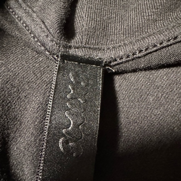 NWT- SKIMS Men's Jersey Lounge Zip Up Black Hoodie. Size XL - Picture 5 of 8